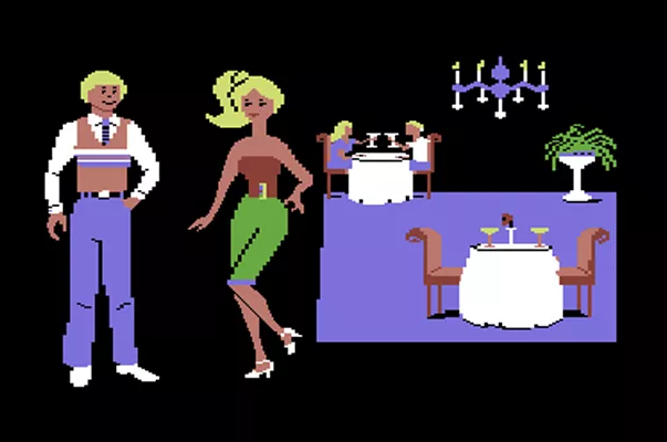 Screenshot of Barbie’s Dream Date game.