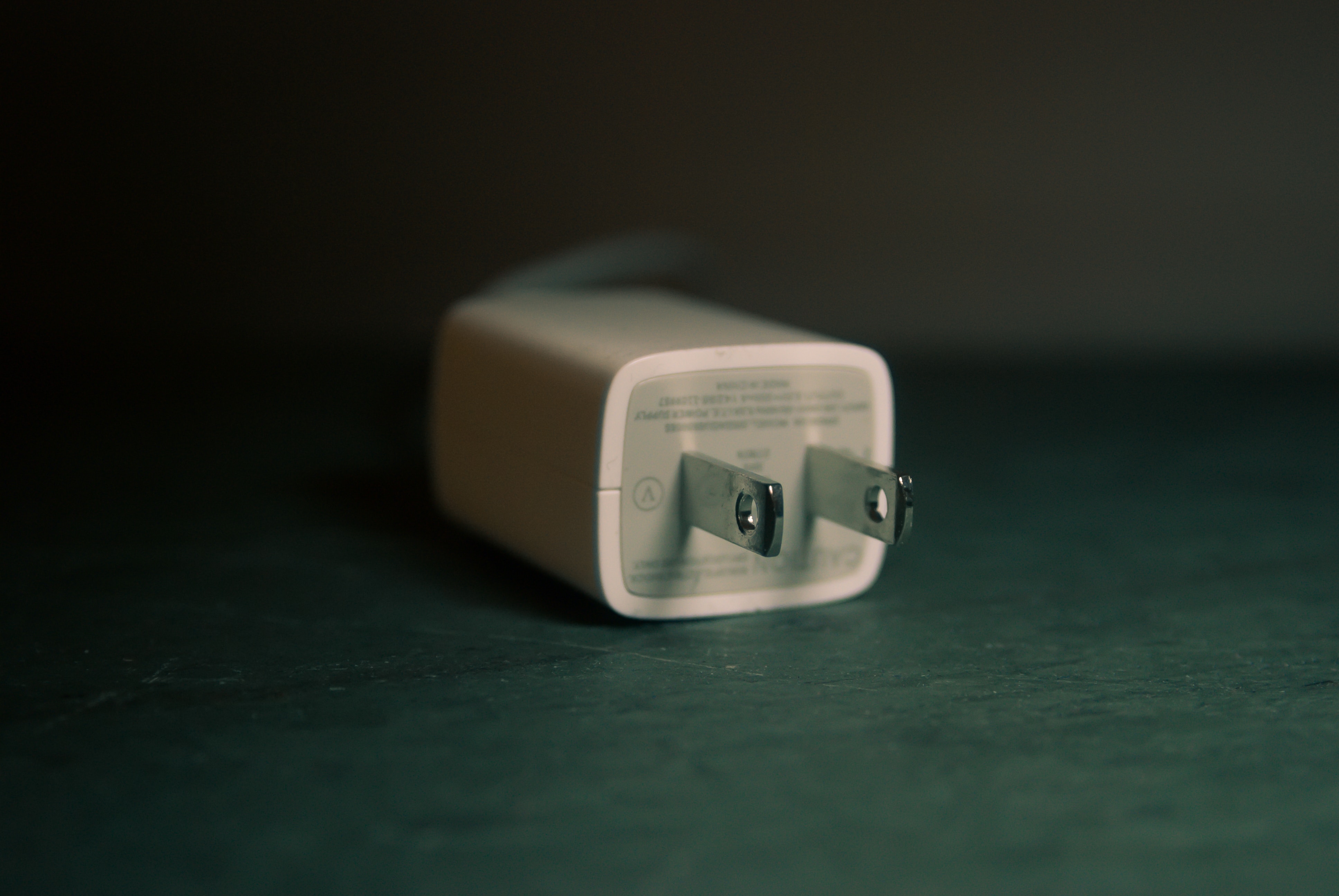 White plug.
